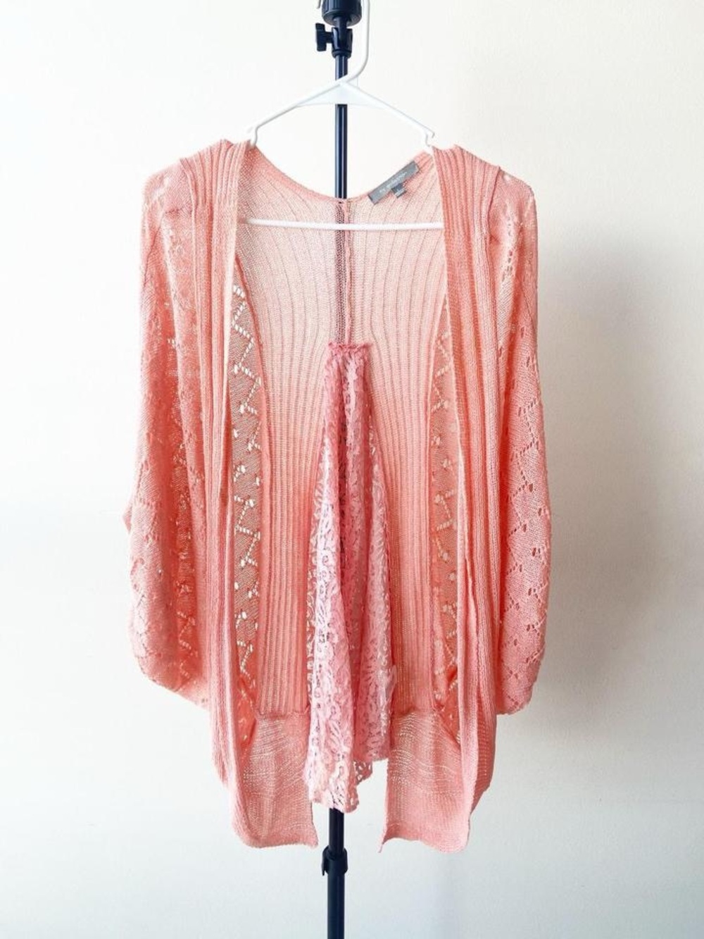 NY Collection Pink Cardigan Size L